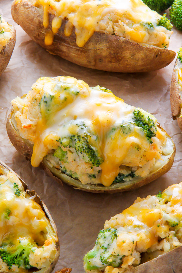Recipe: Broccoli and Cheddar Baked Potatoes