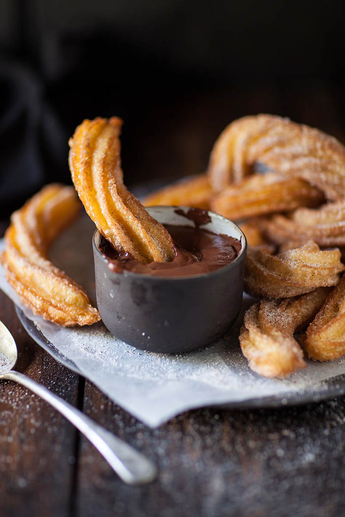 Recipe : Churros with Chocolate and Espresso Sauce