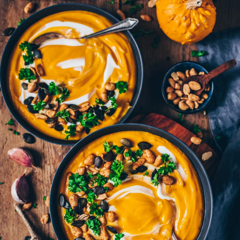 Recipe: Creamy Chili Roasted Pumpkin Soup