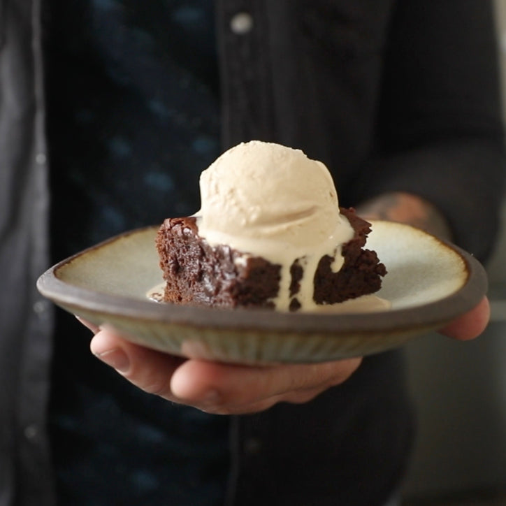 Dessert Recipe: Guinness-Spiked Ice Cream with Guinness Brownies