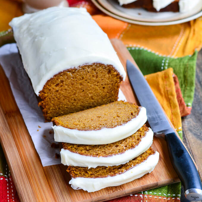 Recipe: Pumpkin bread with cream cheese
